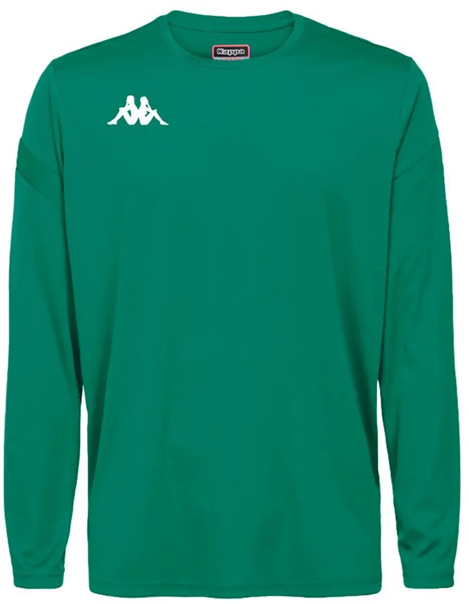 Kappa Dovol T-shirt Lange Mouwen Green XL