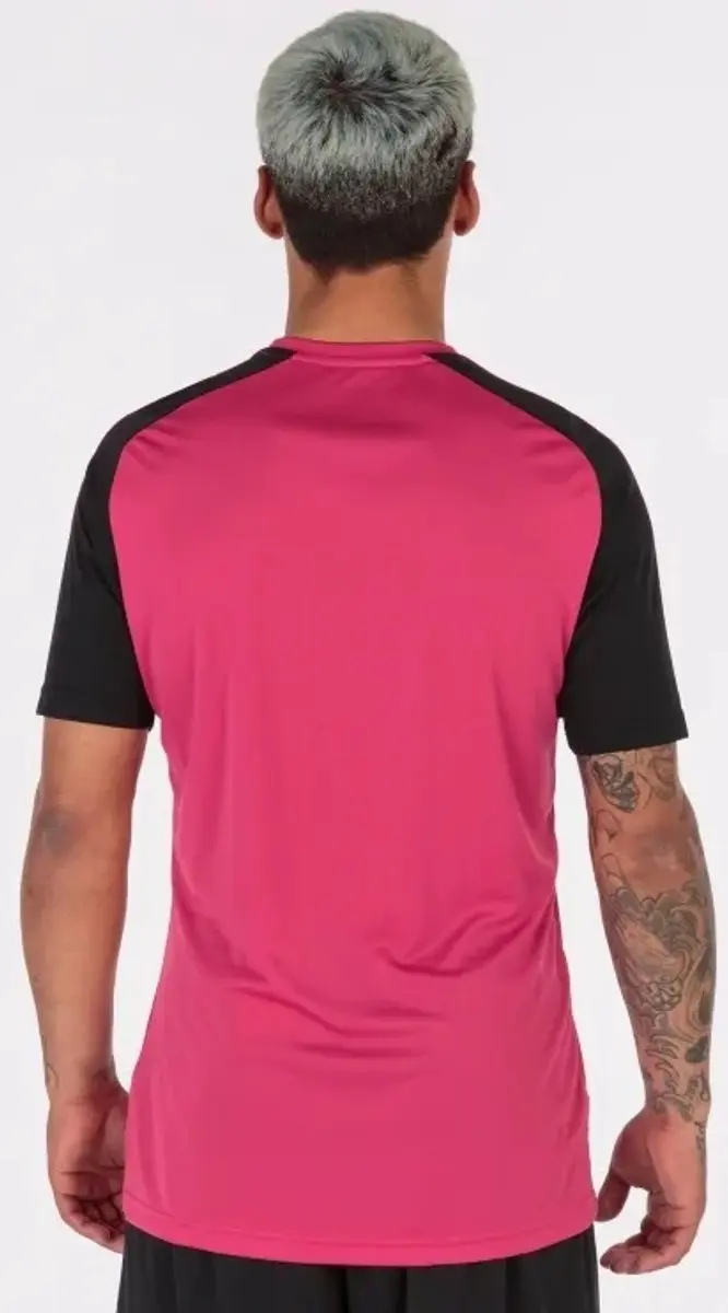 Joma Academy IV Shirt Heren - Raspberry/Zwart M - afbeelding 6 van 6