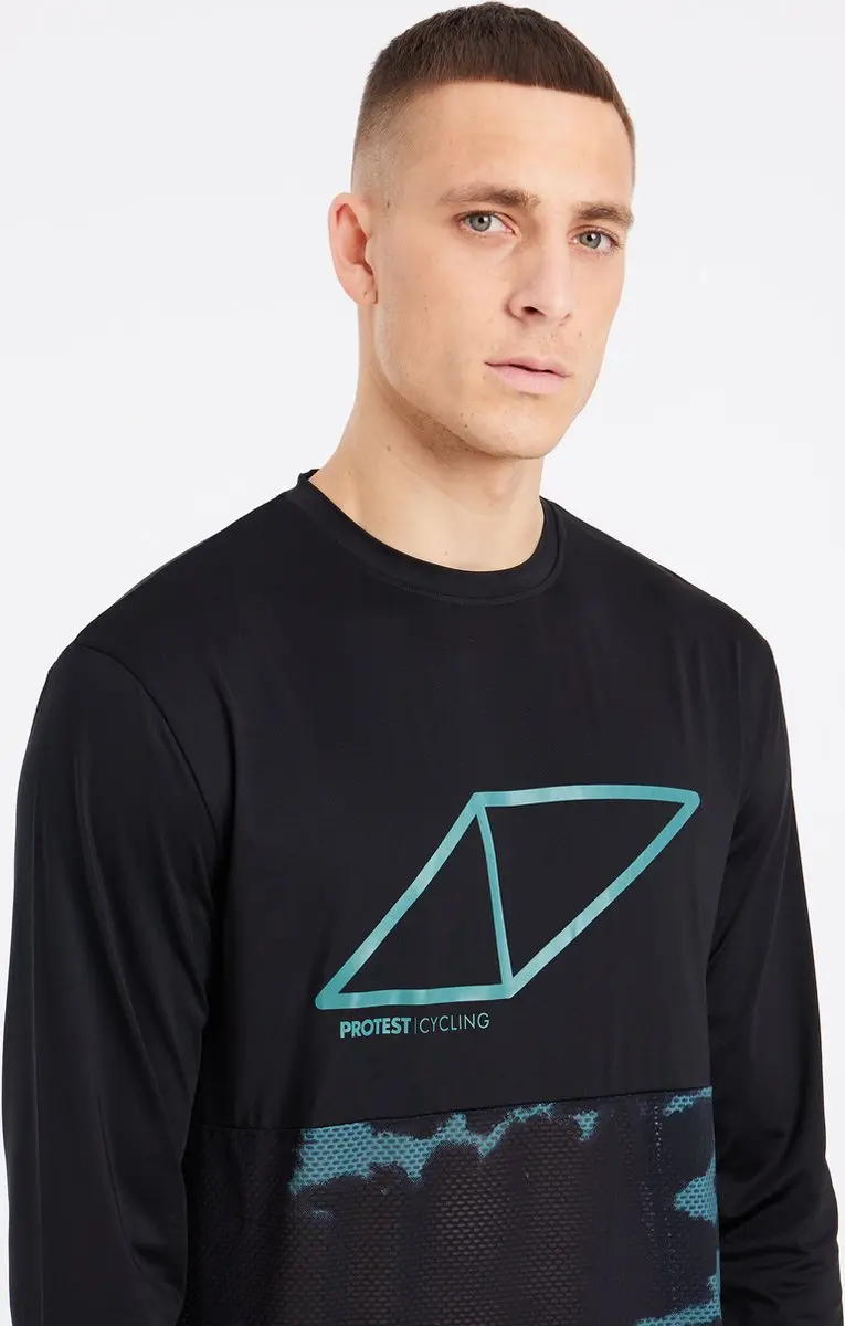 Protest Prtnotsar Fietsshirt Heren XXL - Zwart - afbeelding 6 van 6
