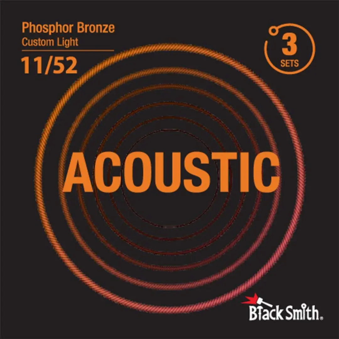 Blacksmith PB-1152-3P Snaren Akoestische Gitaar 11-52
