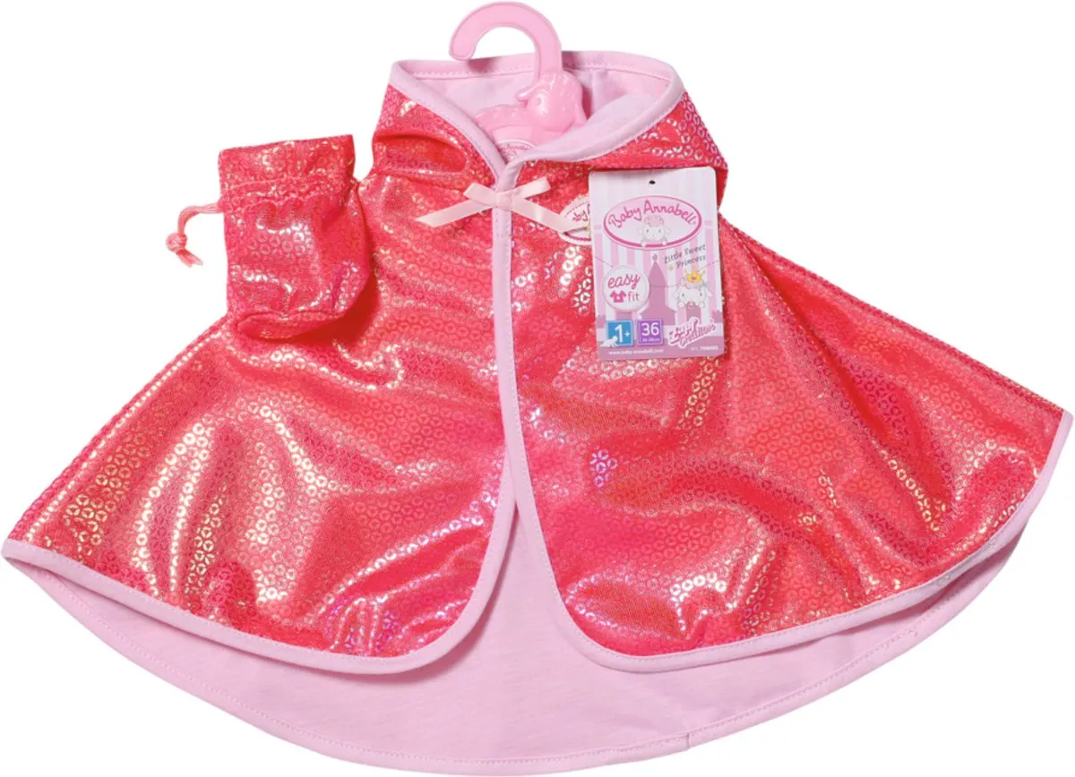 Baby Annabell Little Sweet Cape Poppenkleding 36cm - Roze