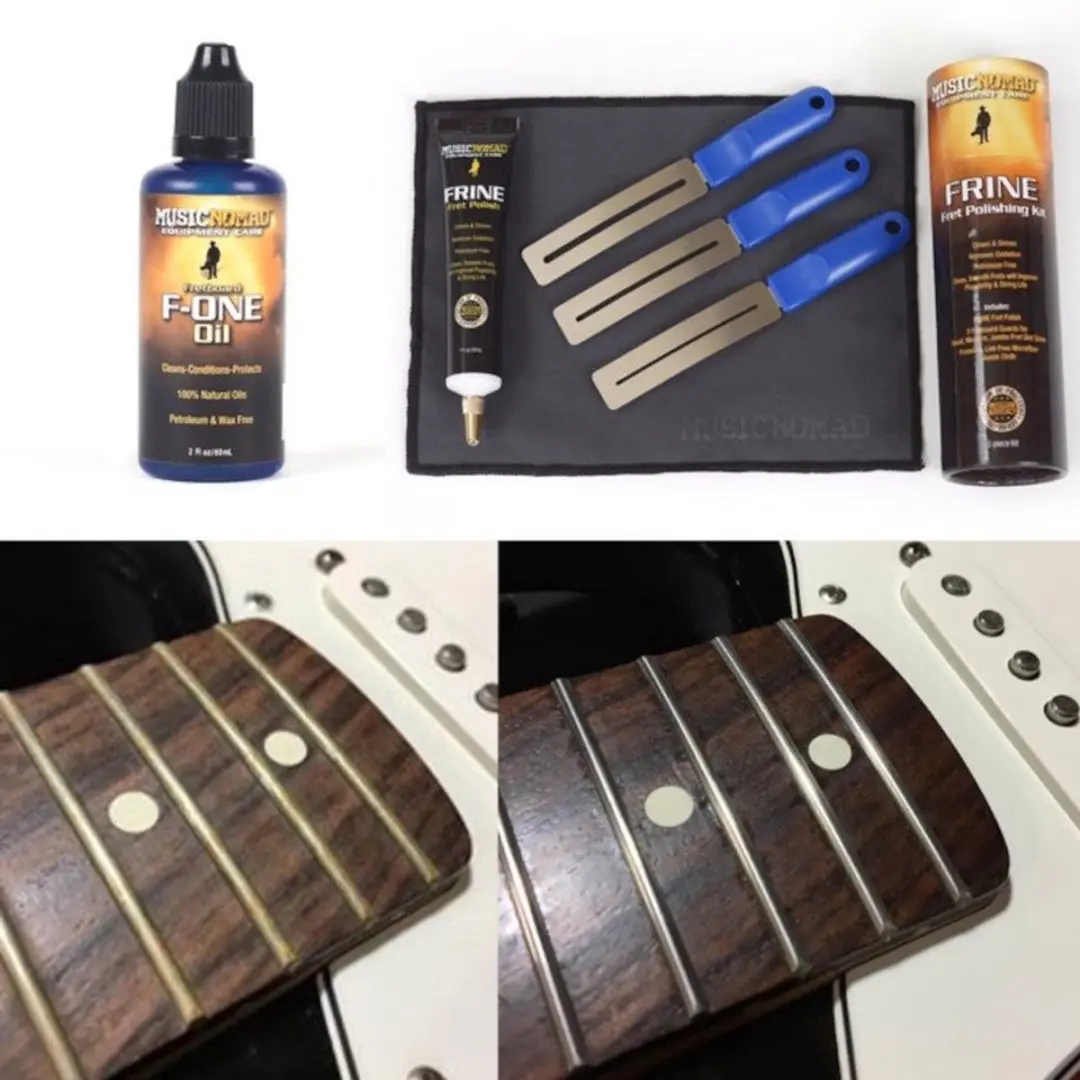 MusicNomad MN144 Total Fretboard Care Kit - 4 Kleuren