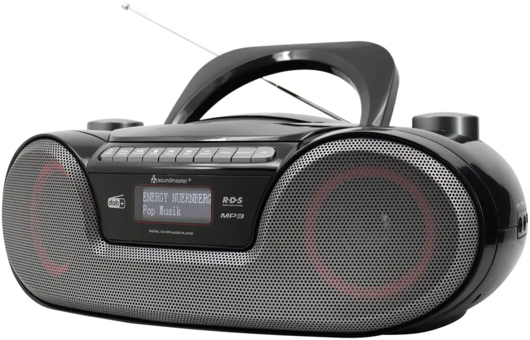 Soundmaster SCD8300SW Boombox - DAB+/FM, CD, MP3, USB, Bluetooth - Zwart