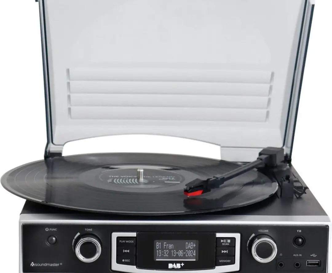 Soundmaster PL590SW Retro Platenspeler
