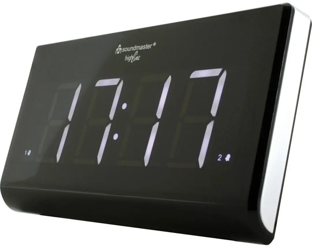 Soundmaster UR8400 Jumbo LED Wekkerradio - Zwart