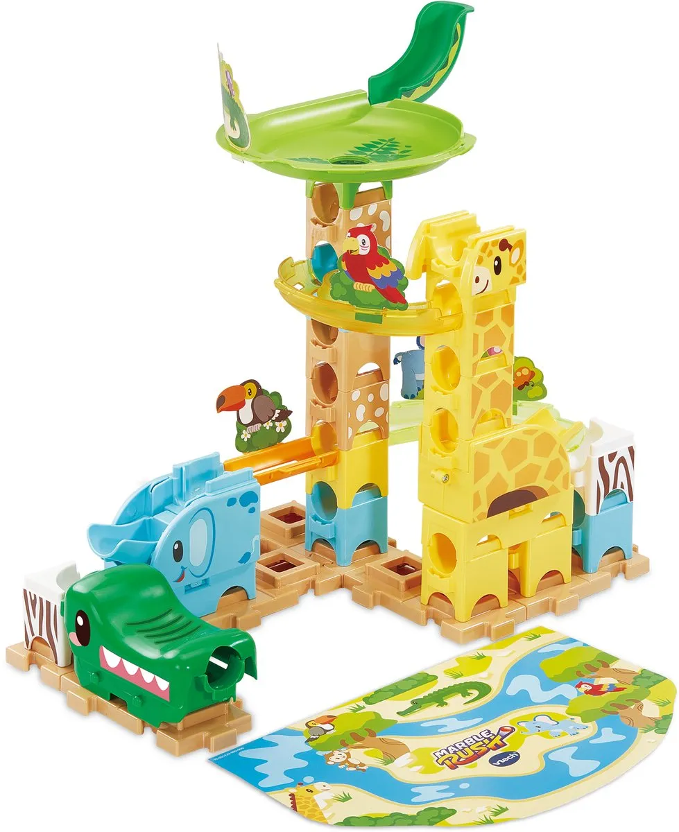 VTech Marble Rush Junior J100 Dieren Set - 47 Stukken - Meerkleurig