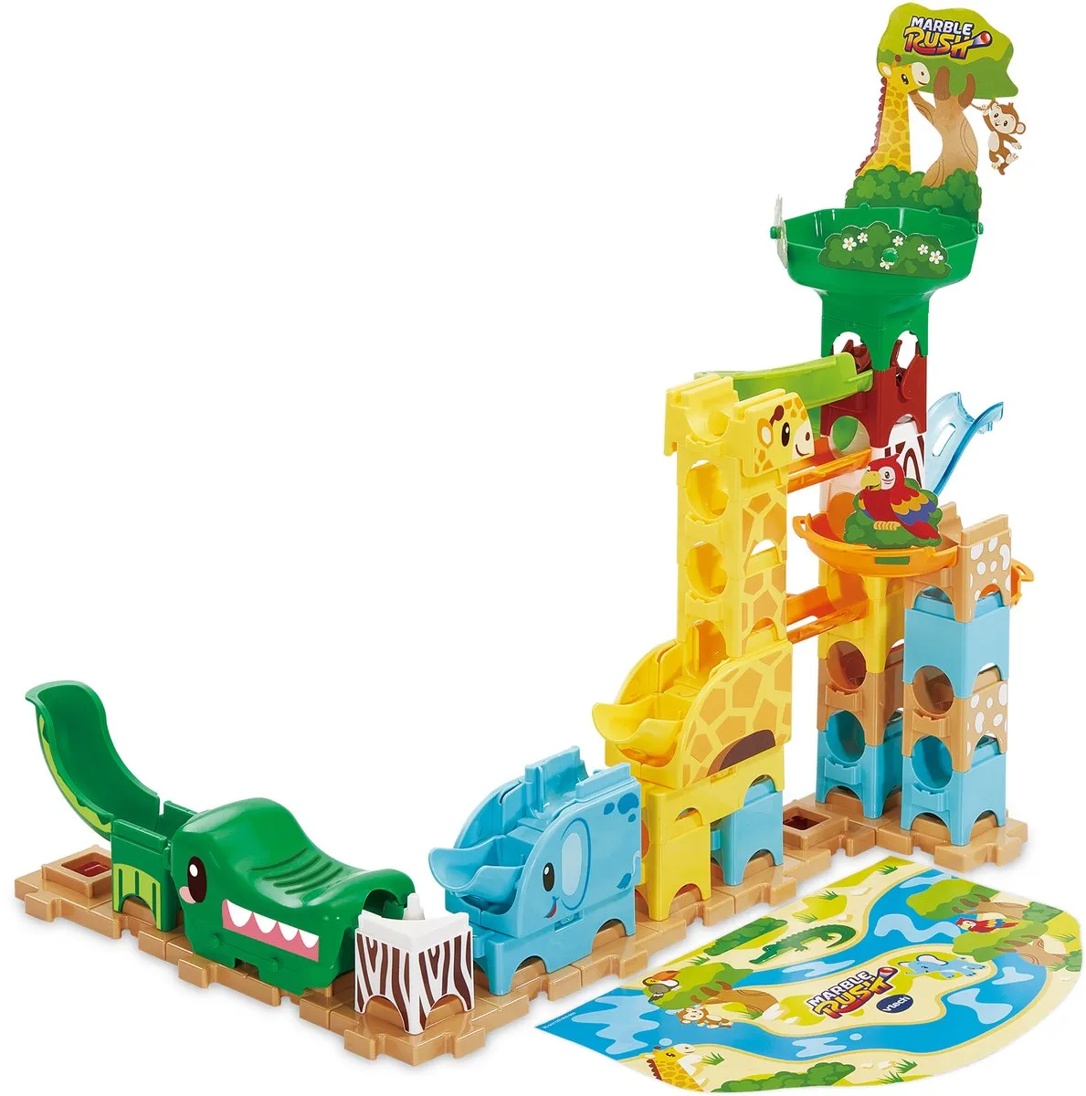 VTech Marble Rush Junior J100 Dieren Set - 47 Stukken - Meerkleurig