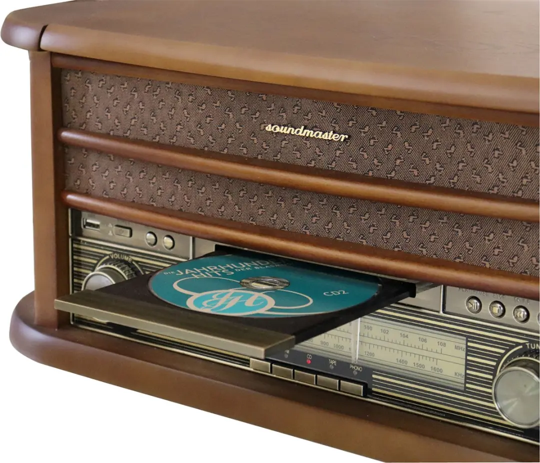 Soundmaster NR560 Nostalgisch Muziekcenter - CD/Bluetooth/Hout