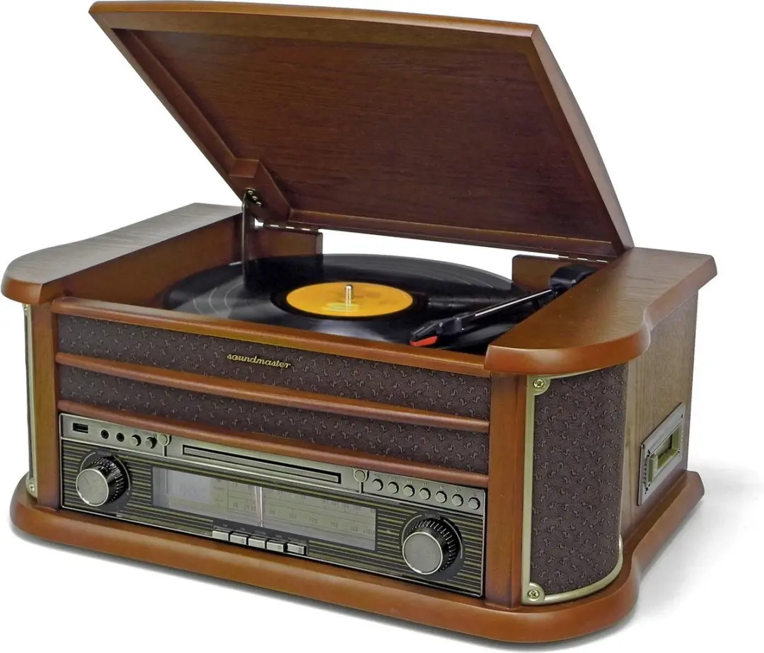 Soundmaster NR560 Nostalgisch Muziekcenter - CD/Bluetooth/Hout