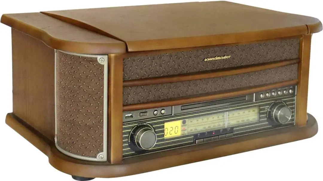 Soundmaster NR560 Nostalgisch Muziekcenter - CD/Bluetooth/Hout