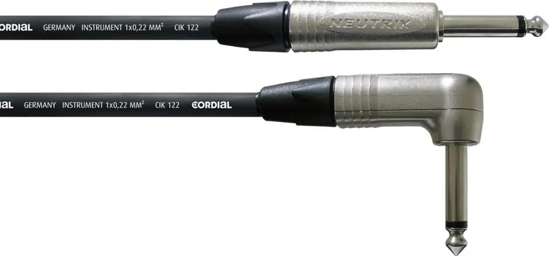 Cordial instr.-kabel 9m Neutrik hoek 1x hoek jack, CXI 9 PR-MS