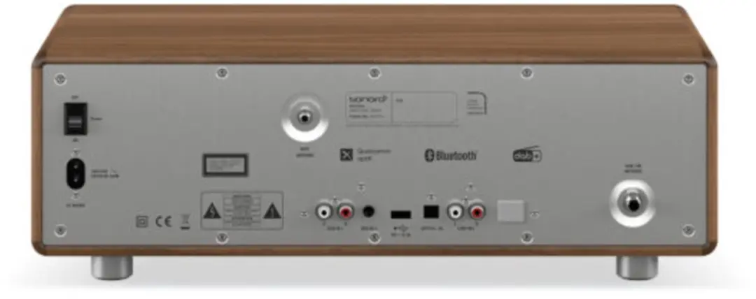 Sonoro Prestige 2025 All-in-One Muzieksysteem 80W - Walnoot/Zilver