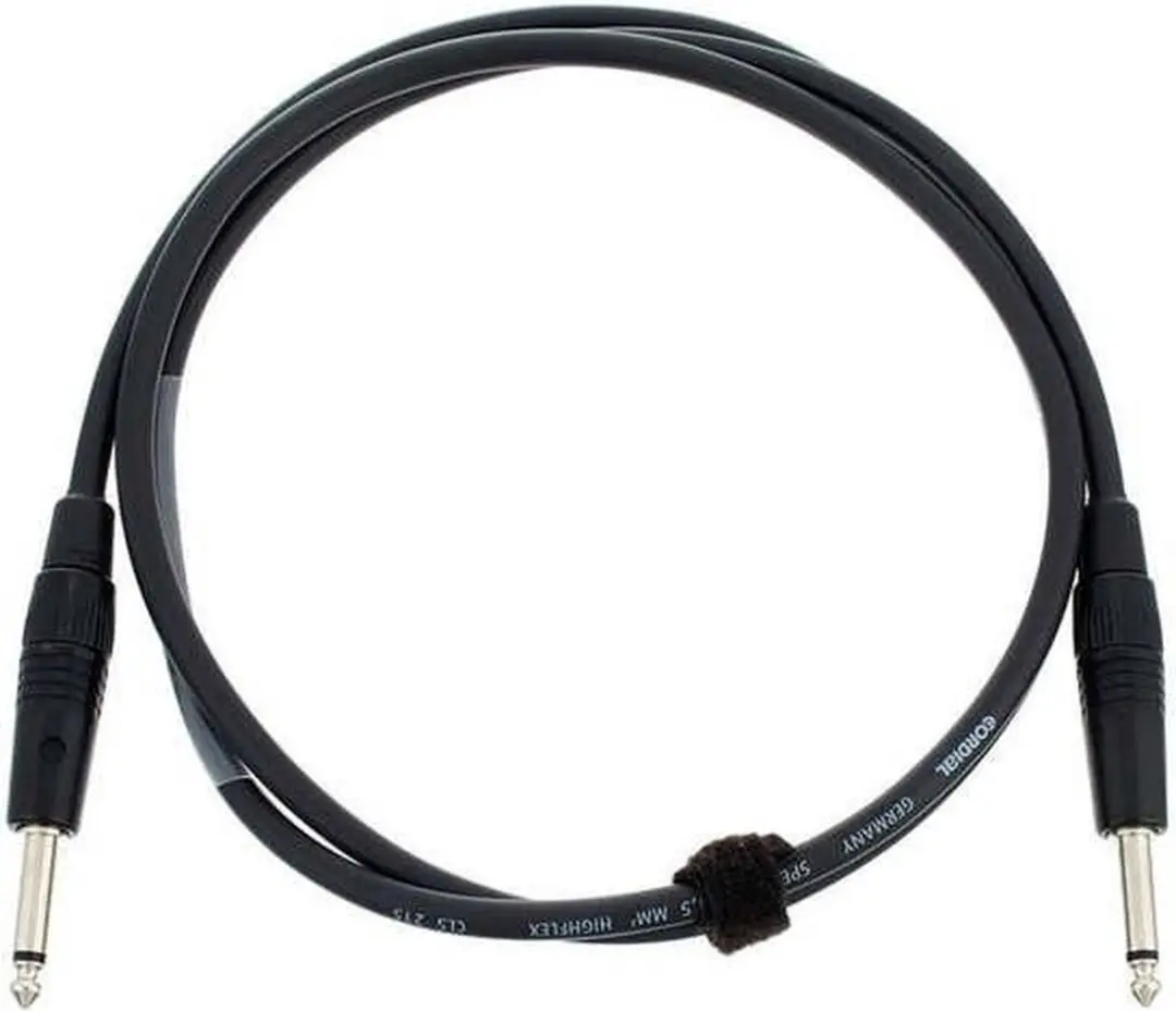 Cordial Essentials Luidsprekerkabel Neutrik Jack 6,3mm - 1,5m - Zwart