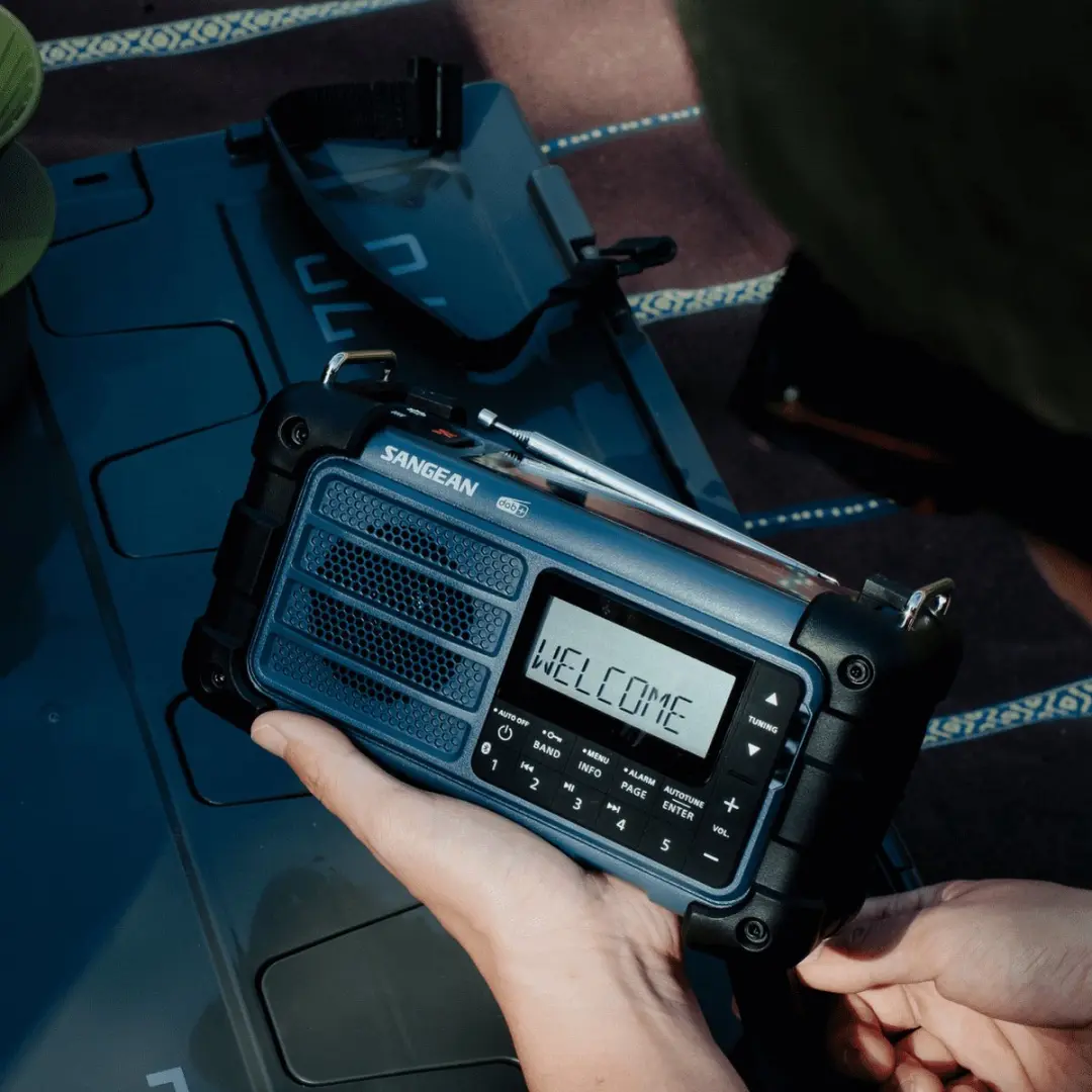 Sangean MMR-99 DAB+ FM Noodradio - Blauw - afbeelding 3 van 6