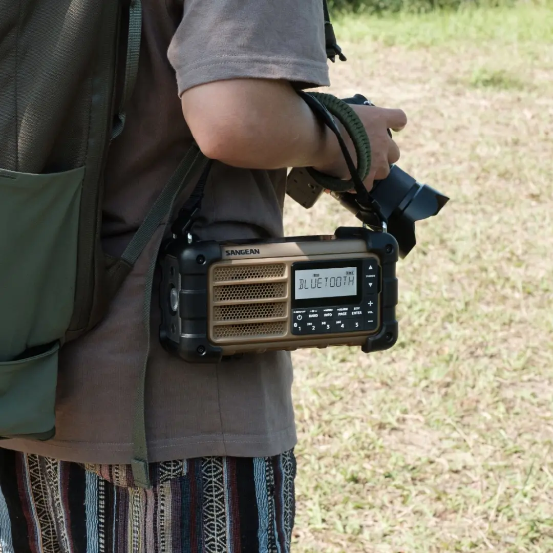 Sangean MMR-99 Noodradio - Bruin - afbeelding 2 van 6