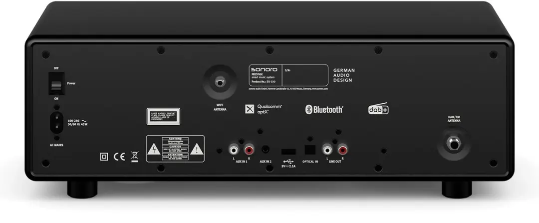 Sonoro Prestige 2025 17331084 Muzieksysteem - 80W - Mat Zwart