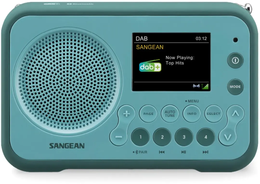Sangean DPR-76BT Zakradio DAB+, VHF (FM) AUX, Bluetooth Toetsvergrendeling Licht
