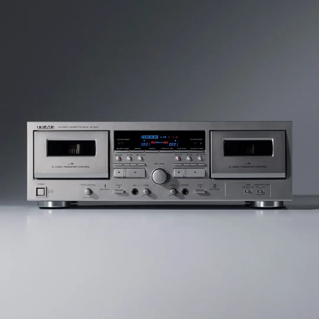 TEAC W-1200 Dubbele Cassettespeler - Zilver