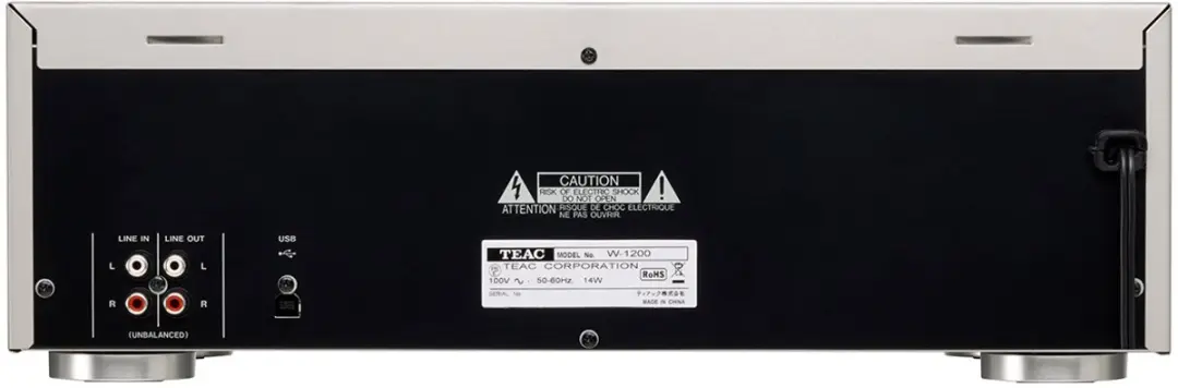 TEAC W-1200 Dubbele Cassettespeler