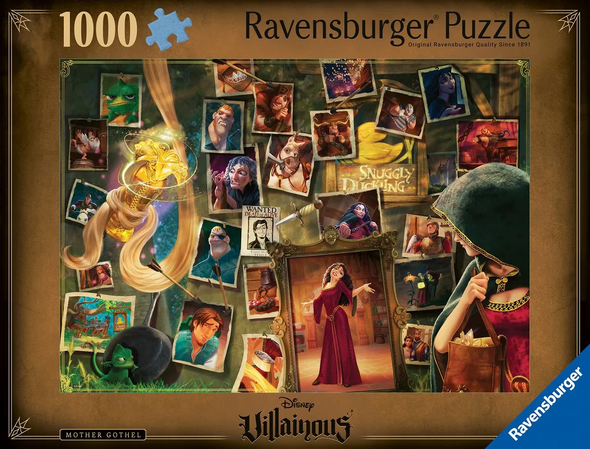 Ravensburger Disney Villainous Mother Gothel Puzzel 1000 Stuks - afbeelding 6 van 6
