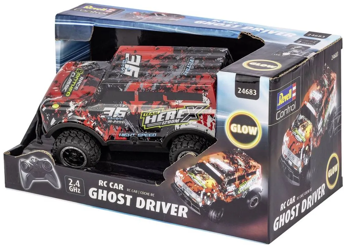 Revell RC Auto Ghost Driver 24683 - 1:22 - Rood