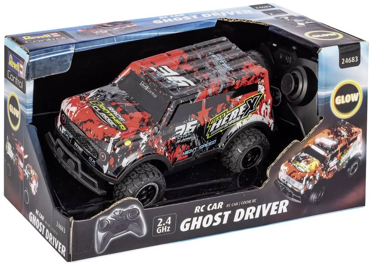 Revell RC Auto Ghost Driver 24683 - 1:22 - Rood