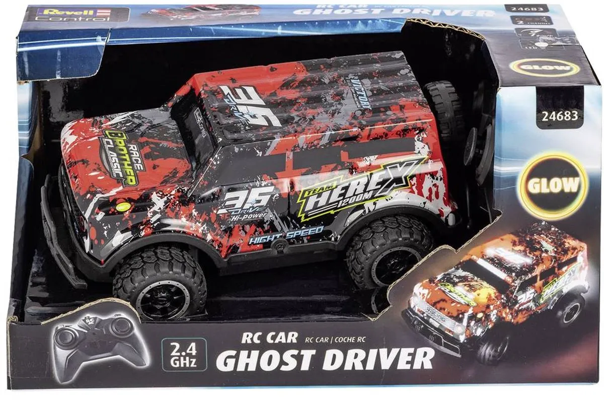 Revell RC Auto Ghost Driver 24683 - 1:22 - Rood