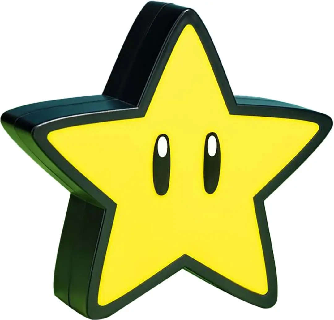 Paladone Super Mario Super Star Projector Lamp - Geel