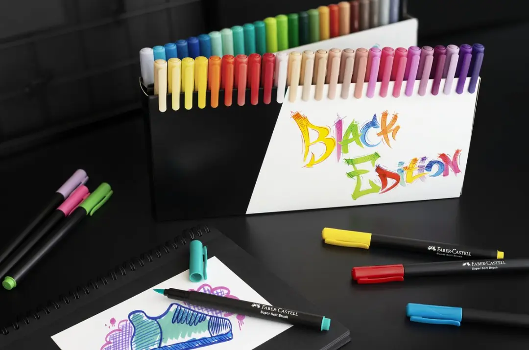 Faber-Castell Brushpen Black Edition FC-116454 - 50 Stuks