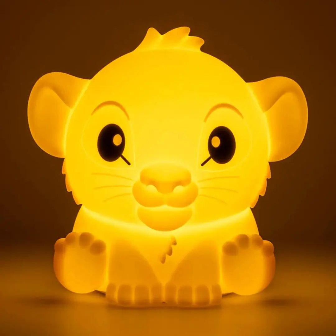 Paladone Simba SquishyGlo Nachtlamp - Warm wit licht - 15cm