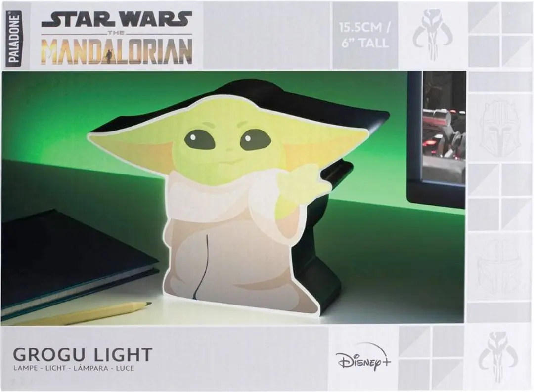 Paladone Star Wars The Mandalorian Box Light Grogu 16cm Tafellamp - Multicolor