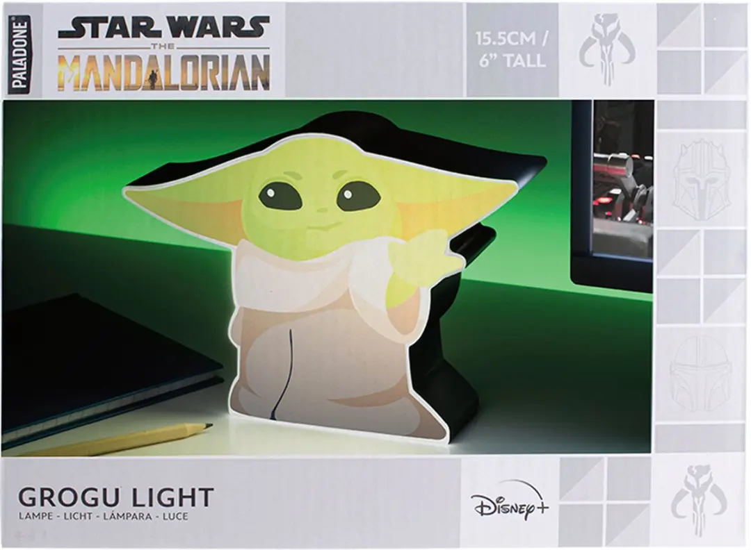 Paladone Star Wars The Mandalorian Box Light Grogu 16cm Tafellamp - Multicolor