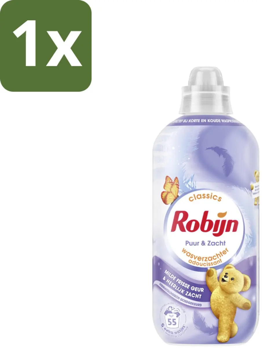 Robijn Puur & Zacht Wasverzachter 1,1L