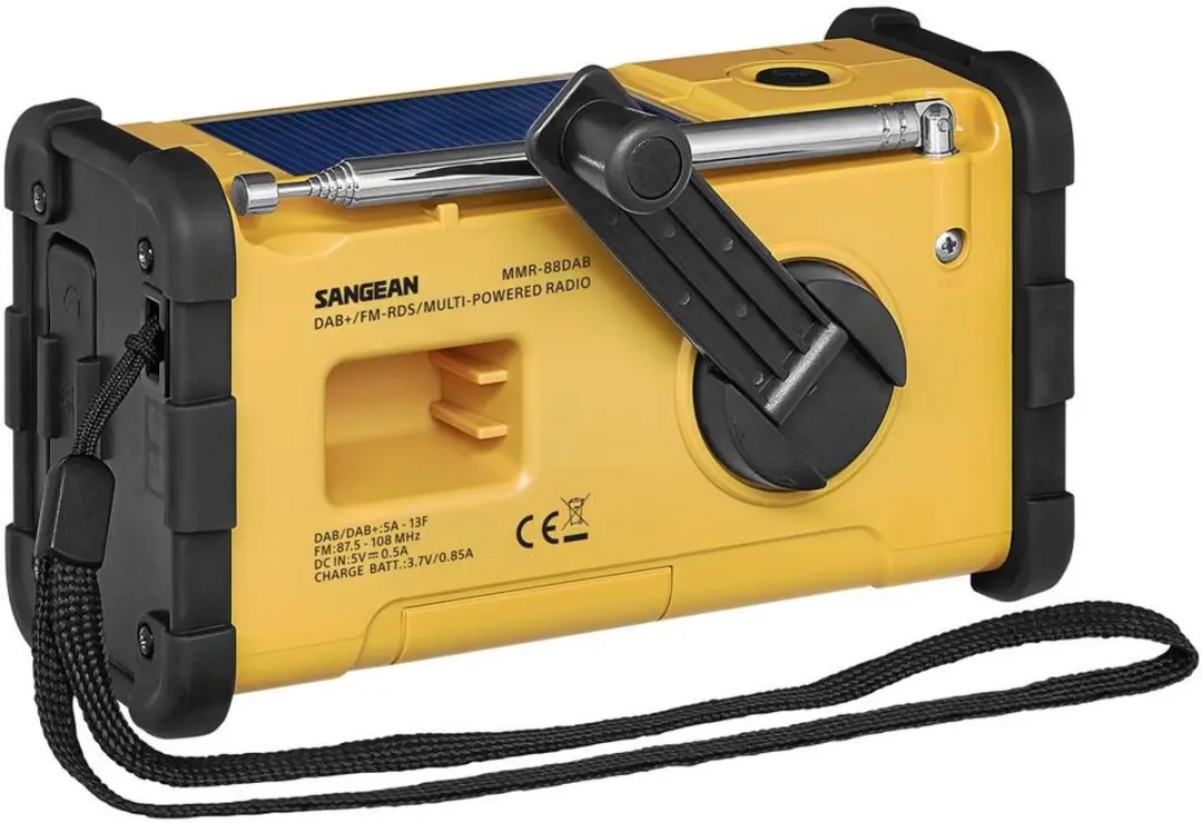 Sangean MMR-88 DAB+ Outdoorradio - A500559 - Zwart - afbeelding 4 van 4