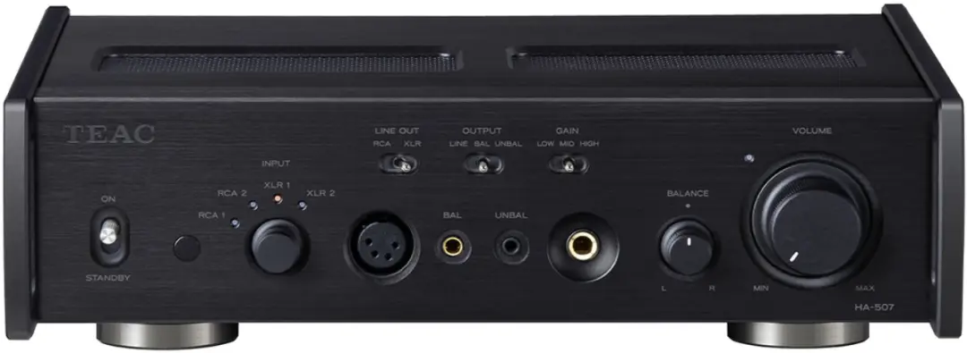 TEAC HA-507 Hoofdtelefoonversterker en Voorversterker, Zwart