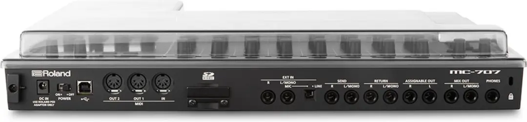 Decksaver Roland MC-707 Cover - Transparant - afbeelding 5 van 5