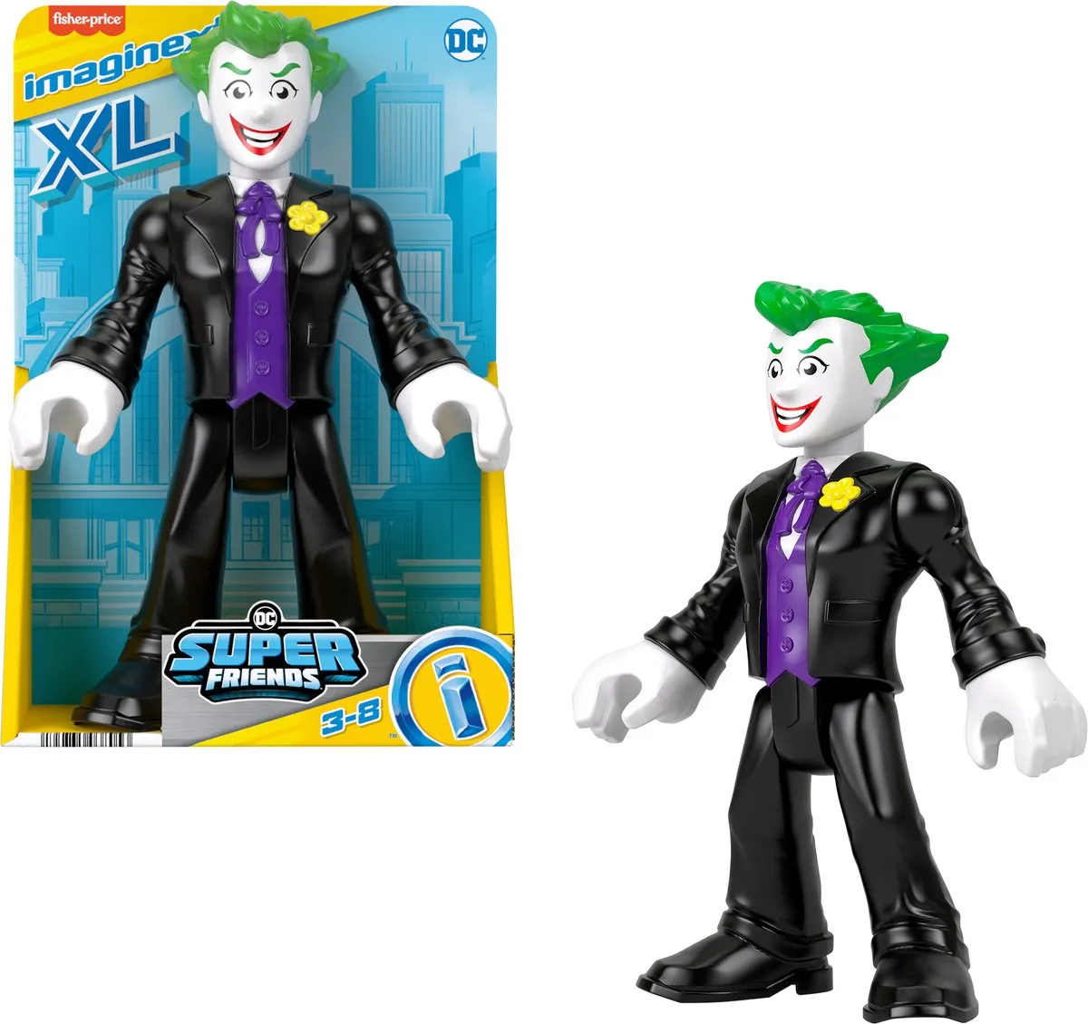 Fisher-Price Imaginext DC Super Friends The Joker XL - Meerkleurig - afbeelding 6 van 6