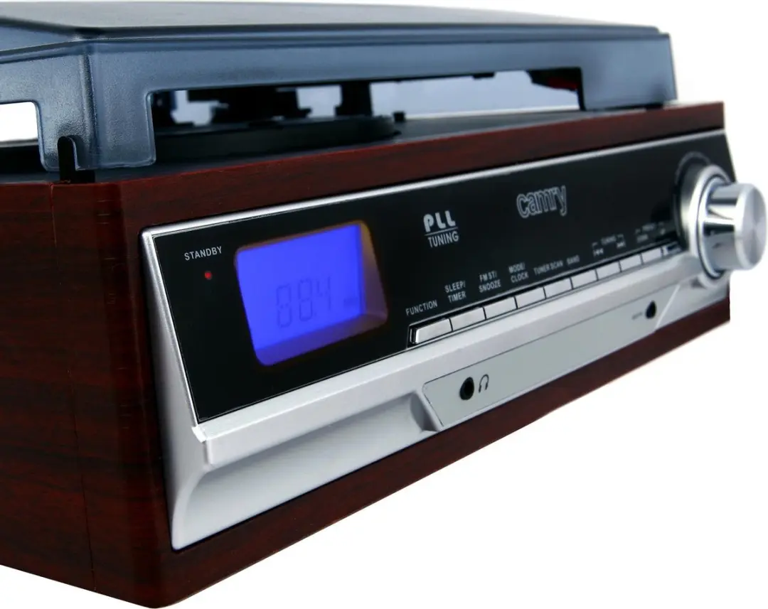 Camry CR1168 Platenspeler met Radio - Bruin - afbeelding 4 van 6