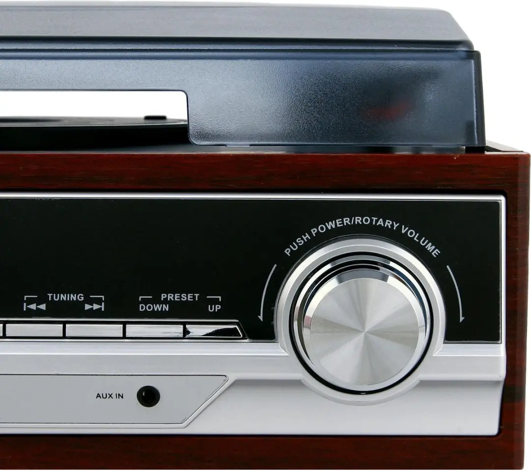 Camry CR1168 Platenspeler met Radio - Bruin - afbeelding 2 van 6