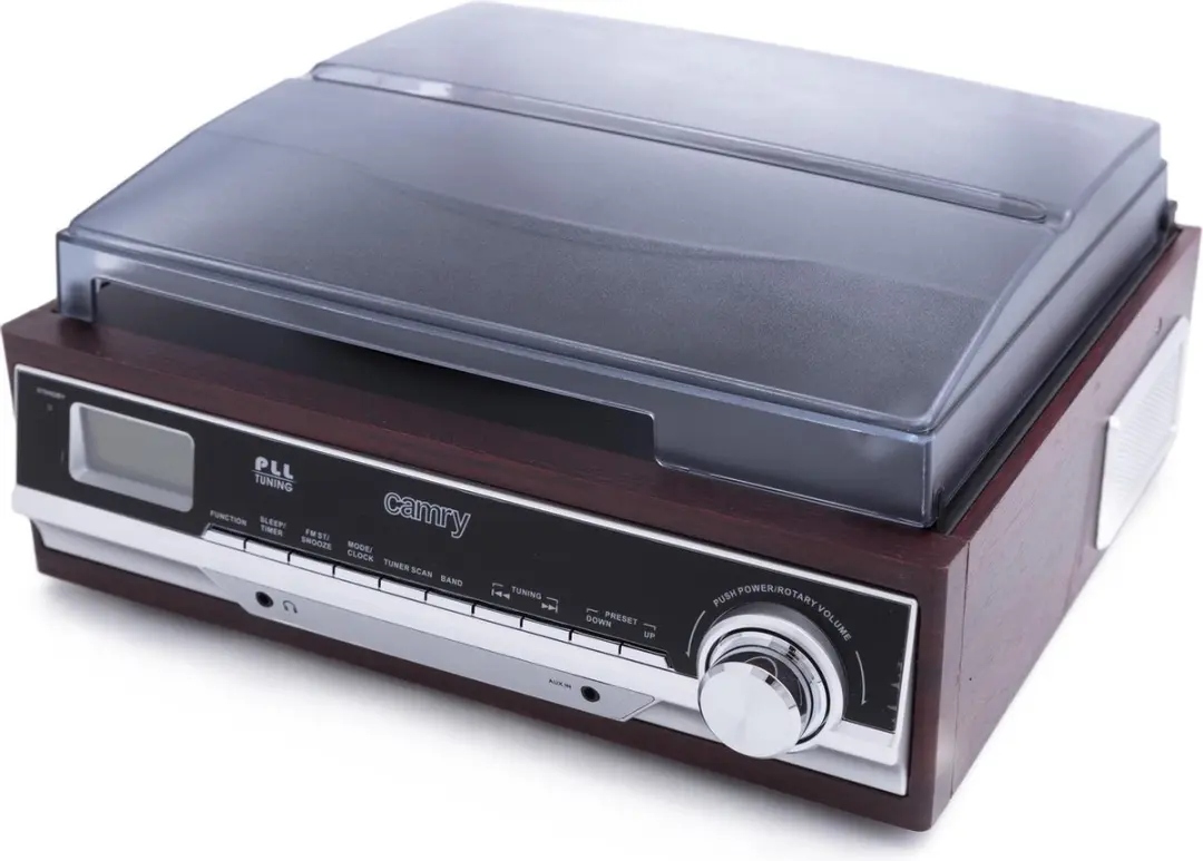 Camry CR1168 Platenspeler met Radio - Bruin - afbeelding 6 van 6