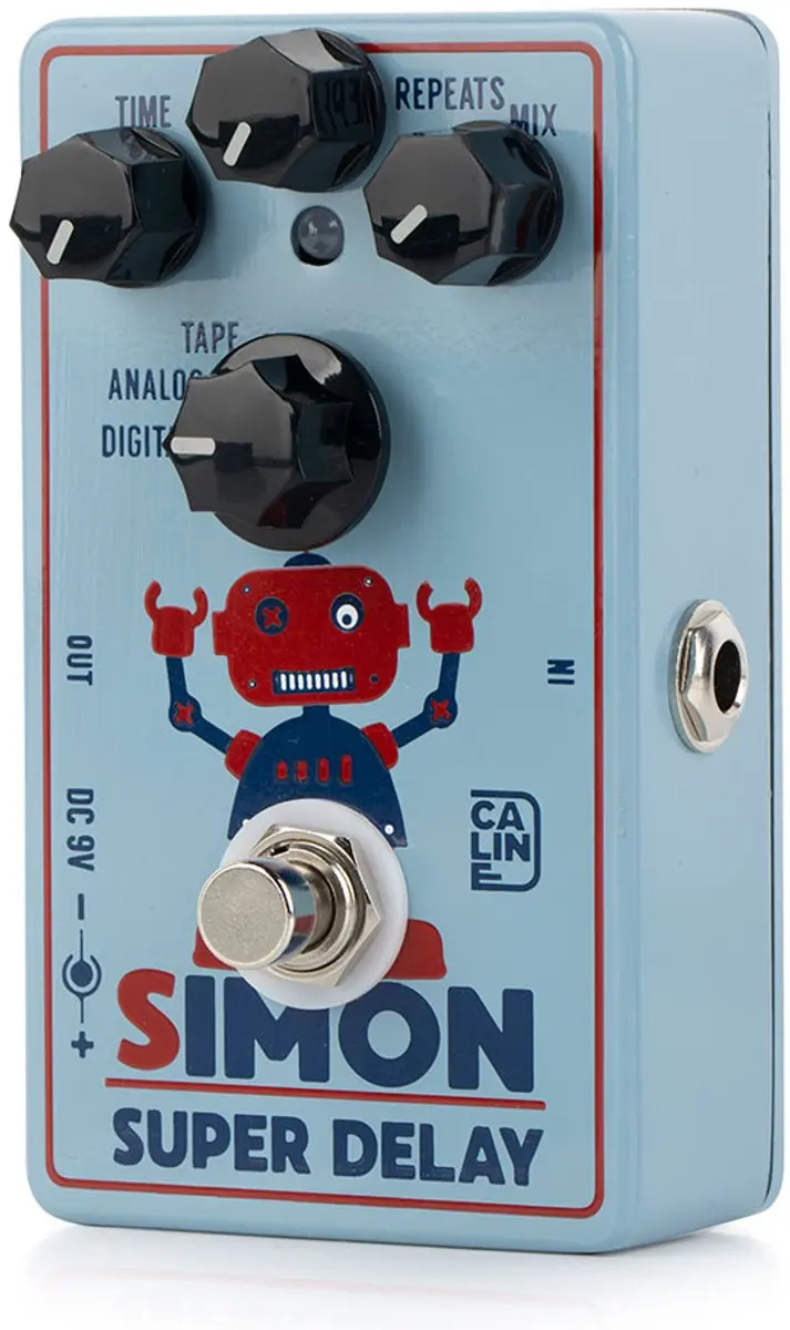 Caline CP-513 Simon Super Delay Effectpedaal - Blauw