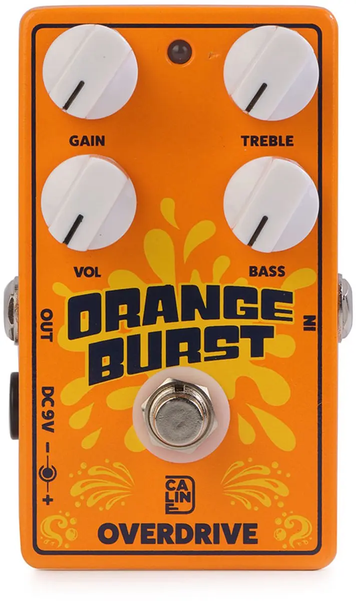 Caline CP-516 Orange Burst Overdrive Effectpedaal