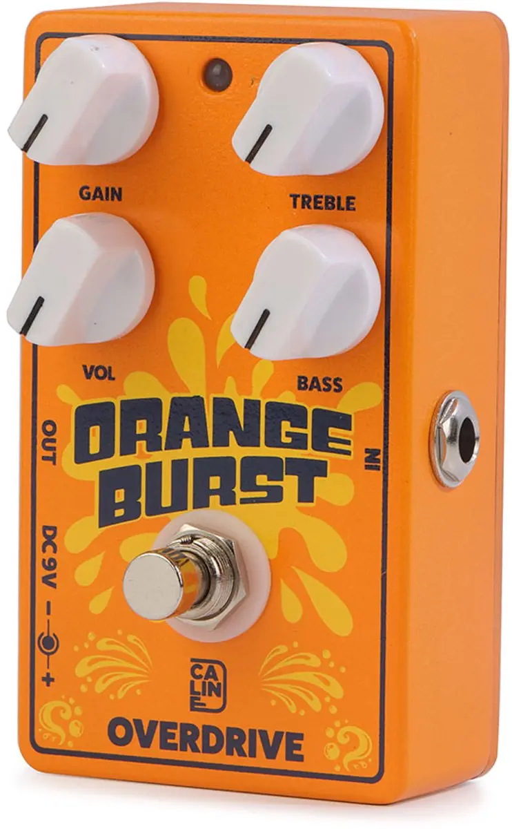 Caline CP-516 Orange Burst Overdrive Effectpedaal