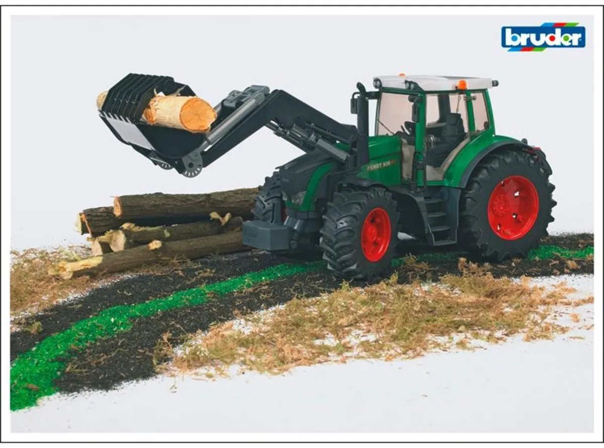 Bruder Fendt 936 Vario met Voorlader - Groen