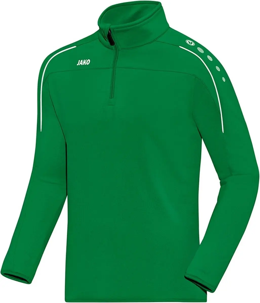 Jako Classico Ziptop Heren Sportgroen
