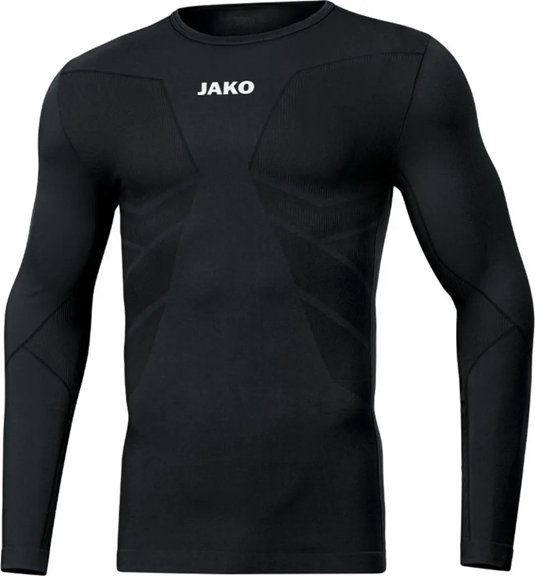 JAKO Comfort 2.0 Longsleeve Heren - XL - Zwart