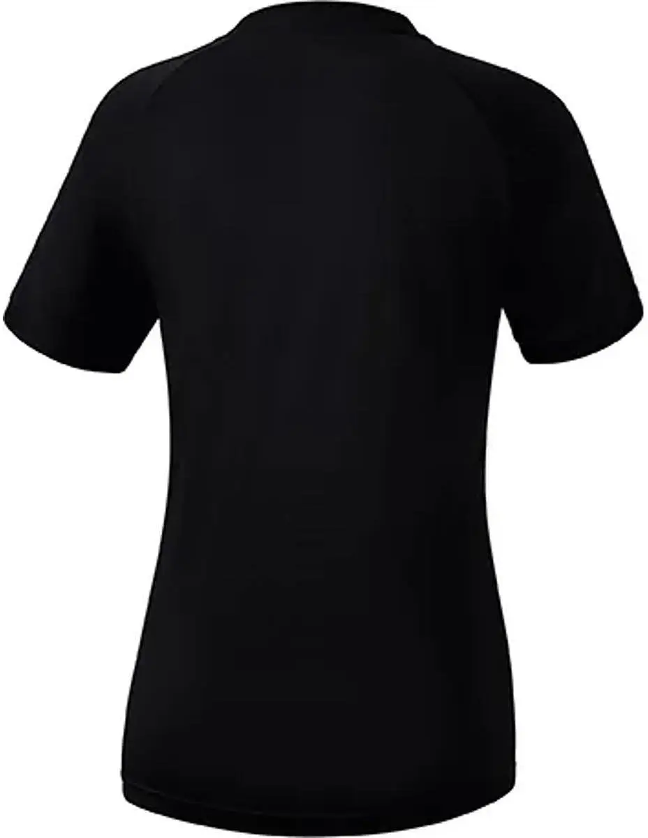 Erima Madrid Dames Shirt Korte Mouw - Maat 38 - Zwart