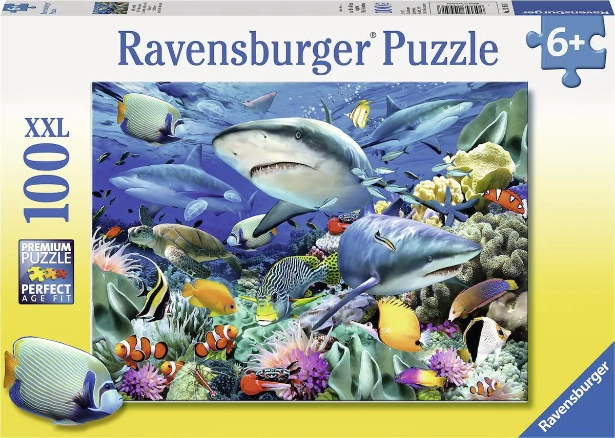 Ravensburger Haaienrif Puzzel 100 Stuks