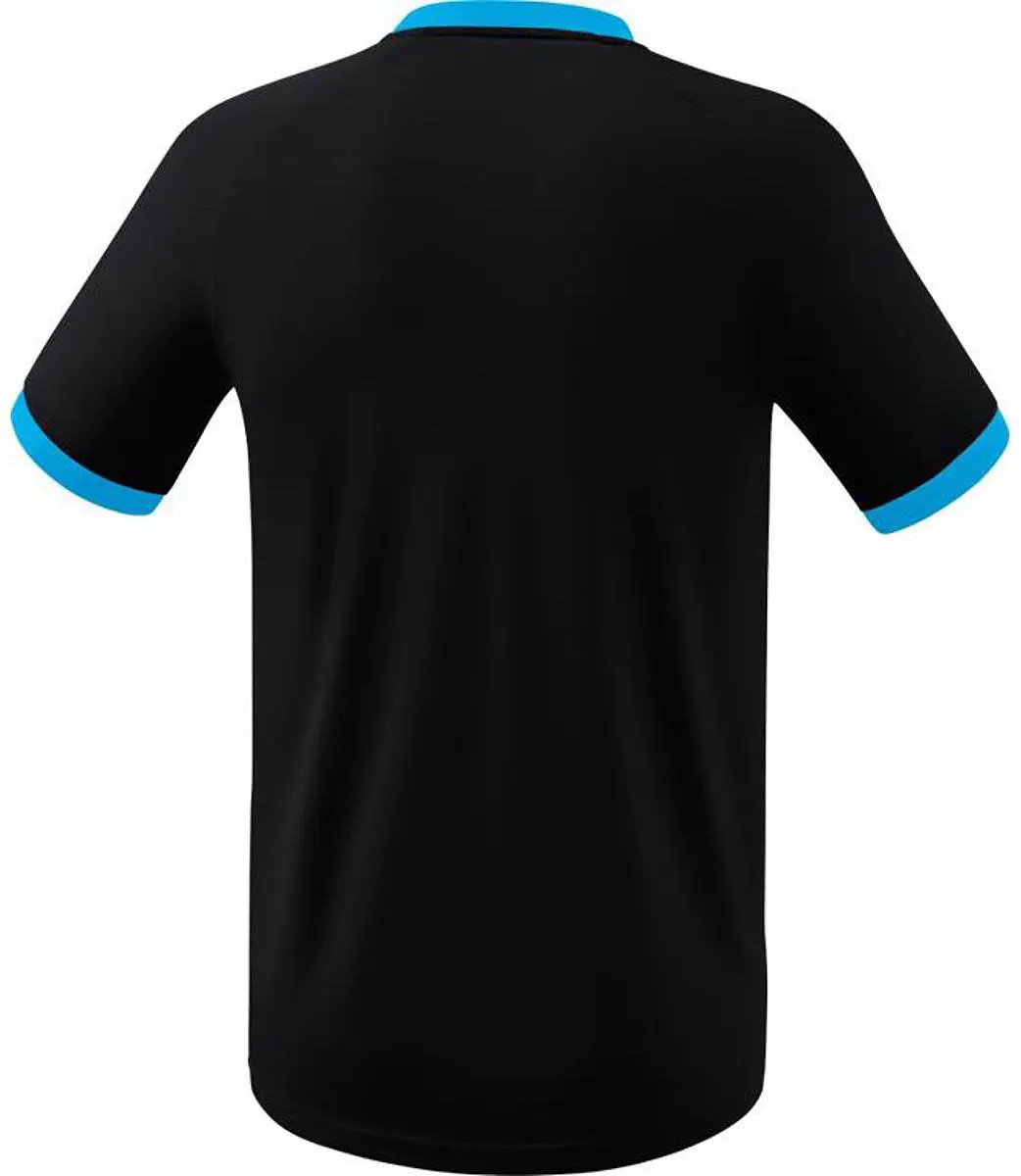 Erima Mantua Shirt Heren Korte Mouw - Zwart XL