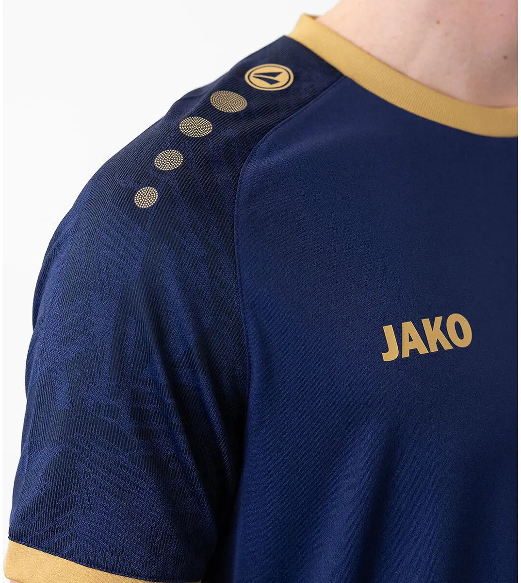JAKO Iconic Shirt Korte Mouw Heren M - Marine